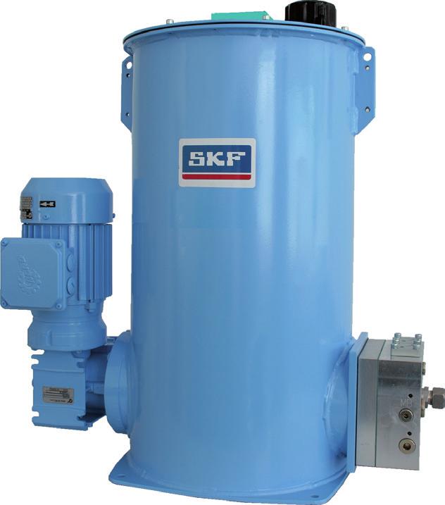 Pump unit for progressive centralized lubrication systems, Design FK4 FK4 connection drawing FK4 haracteristics Pump outlet... /P Pipe thread.