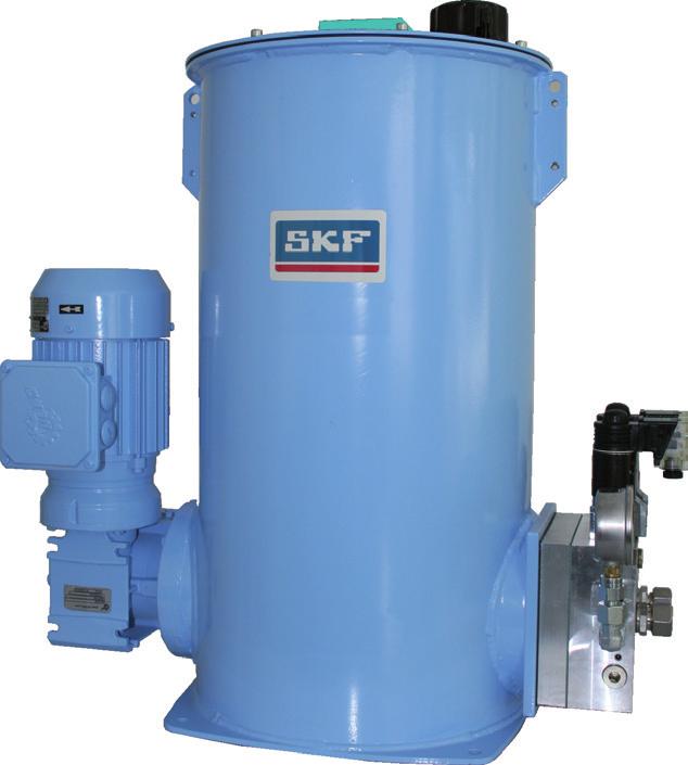 Pump unit for dual-line centralized lubrication systems without integrated changeover valves, Design FK3 FK3 connection drawing FK3 haracteristics Pump outlet... /P Pipe thread.