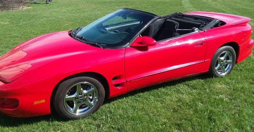 very well maintained always stored inside, # 45 NO RESERVE 2001 Pontiac Firebird convertible, low mile southern car,