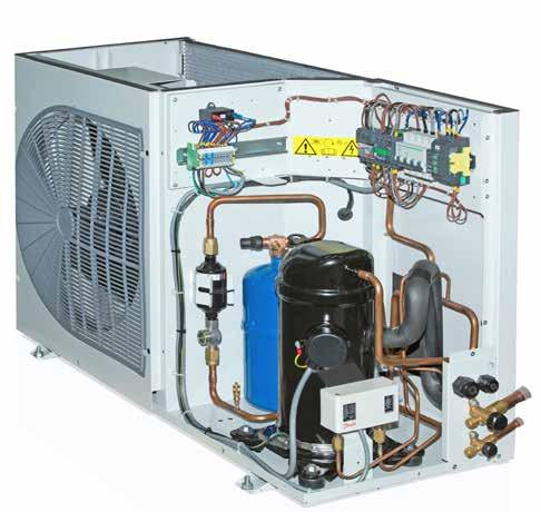 High reliability for food and good safety The Optyma TM Slim Pack condensing unit is equipped with components that are optimised to work together: compressor, controls, heat exchanger.