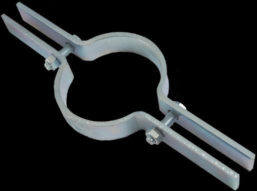 52 #82SS Riser Clamp Finishes Materials Bare Metal Stainless Steel 304SS & 316SS (#82SS 304SS & #82SS 316SS) See #82 for Carbon Steel Specifications Approvals Complies with MSS SP-58 and SP-69 (Type