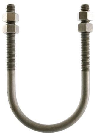 78 #14 Standard U-Bolt Finishes Materials Approvals Bare Metal Carbon Steel Complies with MSS SP-58 and SP-69 (Type 24). Designed as a support, guide, or anchor for heavy loads. IRON RECOM.