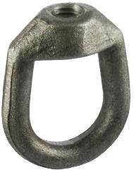 89 #64 Weldless Eye Nut Finishes Materials Bare Metal, Zinc Plated, Hot Dipped Galvanized Forged Steel, Stainless Steel 304SS & 316SS Approvals Complies with MSS SP-58 and SP-69 (Type 17).