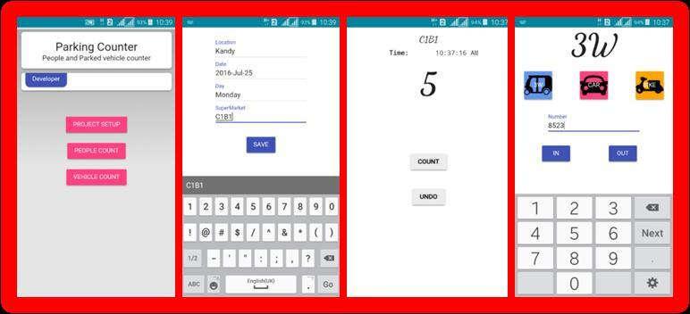 Figure 1 Interface of the Android application 3.3. Data Analysis Multiple linear regression analysis method will be used to analyze the collected data.