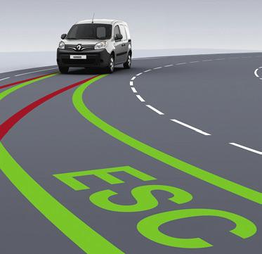 Hill Start Assist in the Renault Kangoo Maxi and Crew makes steep city streets a breeze.