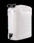 12 WATER CAN Made of plastic 15 L capacity With tap and filler nozzle W x H x D: 334 x