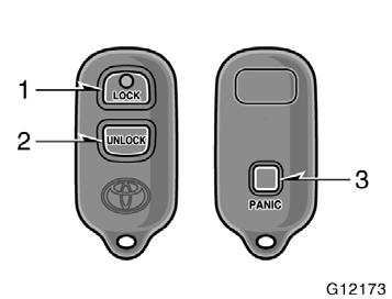 Keys Wireless remote control Your vehicle is supplied with two kinds of keys. 1. Master keys 8 These keys work in every lock.