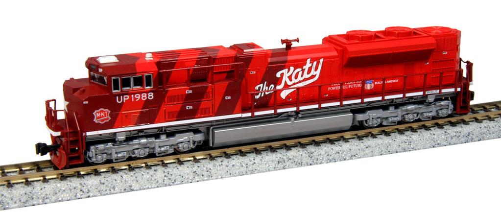N EMD SD70ACe Union Pacific Heritage Missouri-Kansas-Texas (MKT) and Southern Pacific (SP) Celebrate the fallen flags with a re-release of these popular road names! Reissued for 2012!