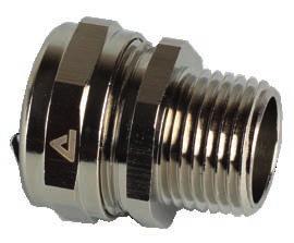 COMPACT FITTINGS FOR, IP 40, NICKEL PLATED BRASS NPT straight compact fitting,
