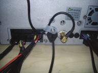Be sure to use white cable clamp to secure GPS antenna cable Failure to follow this step may result in poor GPS signal