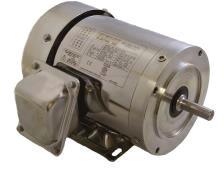 EPAct - Premium Efficient Motors STERLI-SEAL STAINLS 3 Phase, 60 Hz, 08-30/60 Volts C-FACE FOOT MOUNTED HP RPM Frame F/L Nominal Eff. Model Number.33 3600 56C 1.0/.60 6.0 % SBY03MHA $ 596 1800 56C 1.