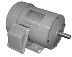 EPAct - Premium Efficient Motors FOOT MOUNTED 3 Phase, 60 Hz, 30/60 Volt Totally Enclosed Fan Cooled Enclosure HP RPM Frame F/L Nominal Efficiency Model Number.33 1800 56 1.36/.68 70.