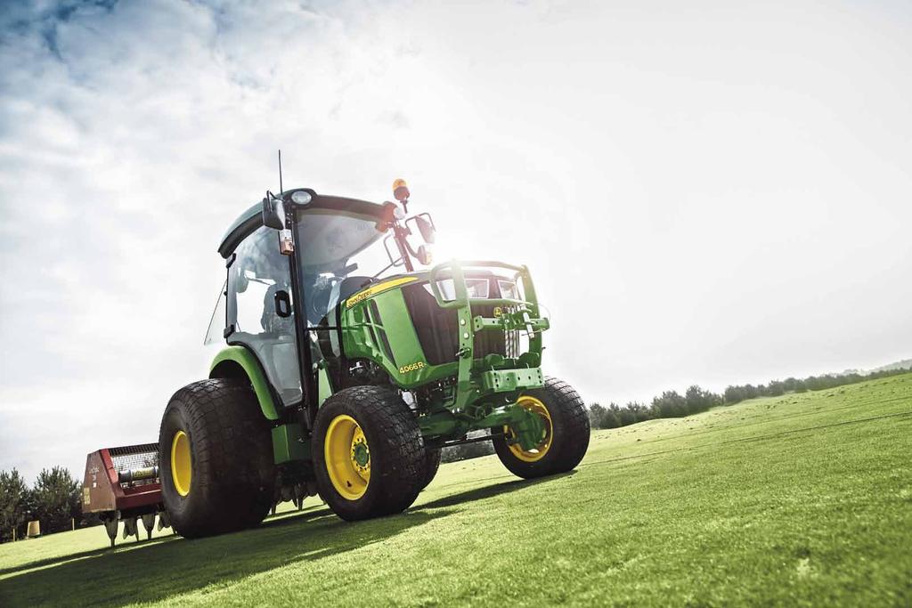 4R Series 27 Shared Features: Large Chassis For the next level in control and comfort, choose a 4R Series tractor.