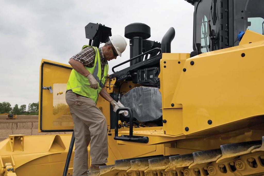 LESS MAINTENANCE TIME LOWER MAINTENANCE COST The new D6 XE is designed specifically to reduce your service and maintenance costs up to 12% with updated components, longer service intervals and fewer