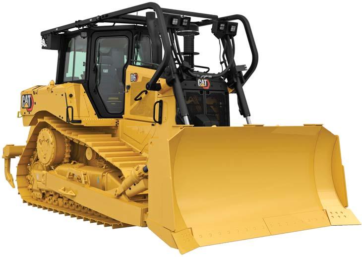 PRODUCTIVITY OUT FRONT Pick a beefed-up push arm bulldozer with plenty of dirt moving power or a new purpose-built 6-way VPAT blade to maximize your versatility.