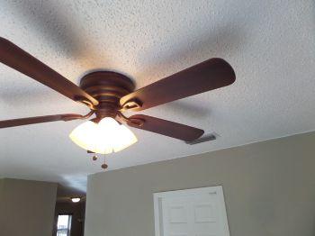 Ceiling Fans NOTED STAIRWELL WITH SOME