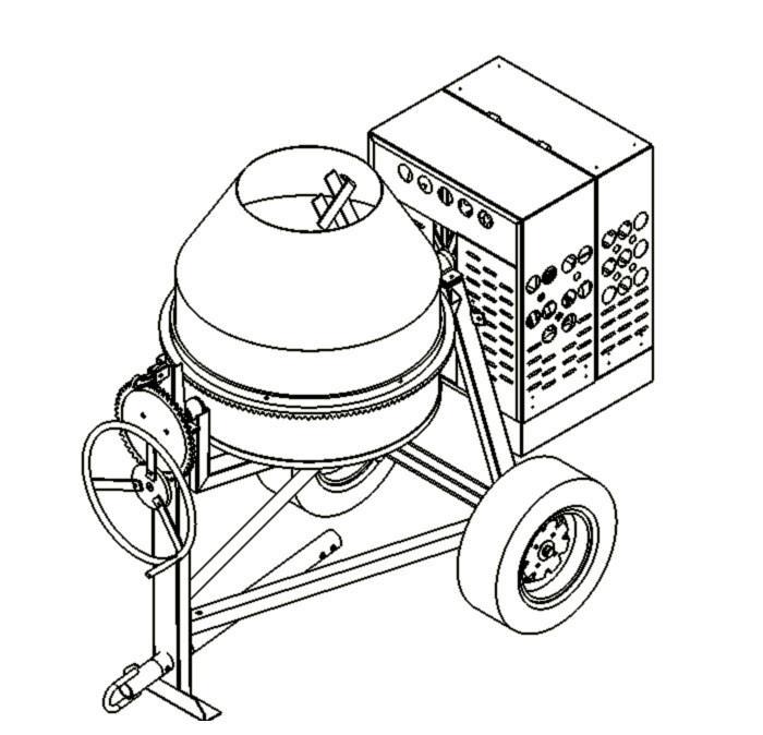 Operator s Safety and Service Concrete Mixer