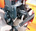 Quick Fitting Features A unique feature of the LEWIS Backhoe is the method of attachment to the tractor.
