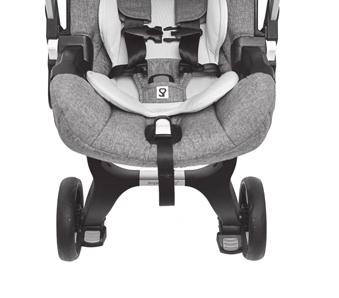 21 7.4. Rear wheels brakes Always engage the brakes when placing a child in Doona Car Seat or removing a child from the Doona Car Seat.