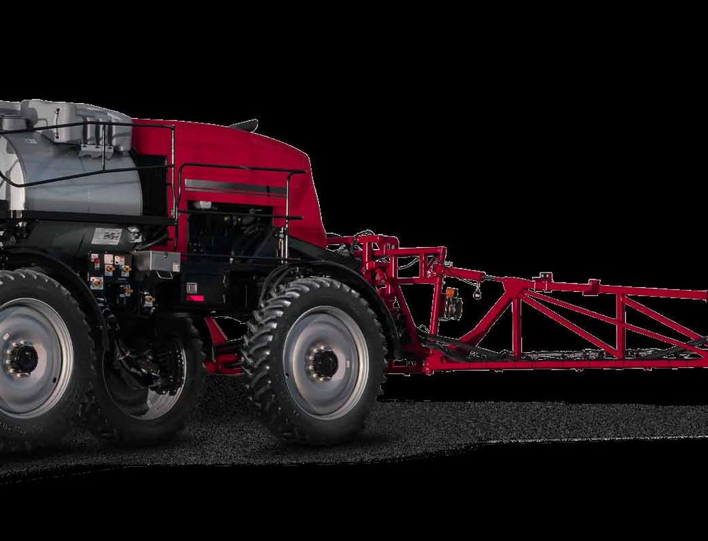Heavy-duty boom construction. The booms of Patriot sprayers are engineered for toughness and rigidity.