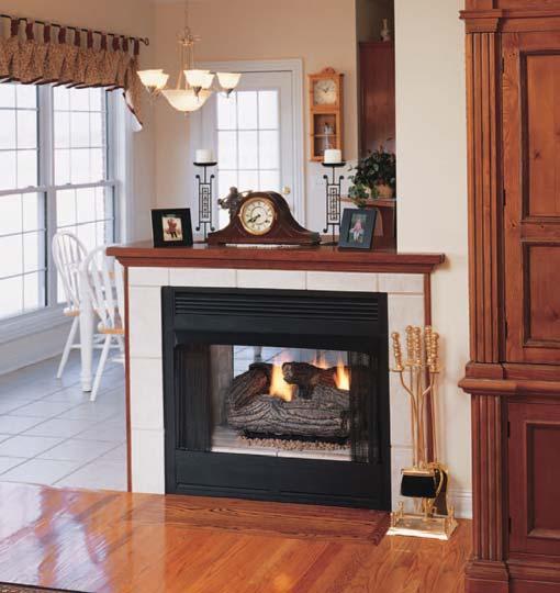 Indoor Vent-Free Fireboxes Vent-Free Multi-view Series Multi-View See-Thru Peninsula) your home. Both also include a charcoal textured paint concrete refractory liners.