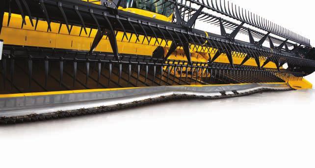 SUPERFLEX HEADERS 07 Flex for harvesting success. Closely following the ground Do you harvest on undulating ground yet want to maintain uniform stubble height?