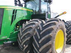TRACTORS MICHELIN AXIOBIB 250 HP and over 31 IMPROVED traction AND SOIL PROTECTION FOR VERY HIGH-POWERED TRACTORS PRODUCTIVITY FUEL SAVINGS COMFORT Optimised tread pattern for traction in the field
