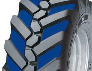 tread pattern Efficient self cleaning Tread pattern with central rib Better road handling VERSATILITY Efficient