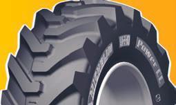 COMPACT LINE Characteristic of MICHELIN cross-ply tyres Compact Line MICHELIN POWER CL Ø Description CAI Tyre characteristics Rim Tube (2) 75% Tread Pressure (bar) and (psi) - Load per tyre in kg (3)