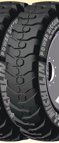 Hexagonal tread blocks and Michelin cross-pyl technology provide even tread wear throughout