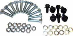 00 Metal Bed Floor Hardware Our complete Bed Bolt Kits for trucks with a metal floor include all new hardware to install the bedsides, front bed panel, rear wheel tubs, tailgate, and mount the bed