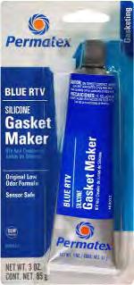 RTV Gasket Makers Permatex Sensor-Safe Blue RTV Silicone Gasket Maker OEM specified. The original Permatex Blue now with low odor formula. Will not foul oxygen sensors. Replaces almost any cut gasket.