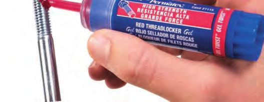 All-purpose, medium strength threadlocker. Ideal for all nut and bolt applications 1/4 to 3/4 (6mm to 20mm).