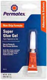 Super Glues & Instant Adhesives Permatex Super Glue This formulation was specially designed for a faster, long-lasting bond.