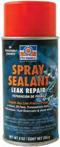 Specialty Adhesives Permatex Spray Sealant Leak Repair A sprayable sealer that forms a durable rubber barrier that stop leaks in minutes.
