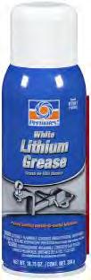 Multipurpose Lubricants Permatex White Lithium Grease All-purpose white lubricant is designed to reduce friction between load bearing metal-to-metal and metalto-plastic applications.