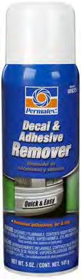 Cleaners Specialty Cleaners Permatex SaferScraper Plastic Scraper Permatex Decal & Adhesive Remover A safer alternative to metal razor blades.