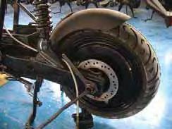 rear brake Now it is possible to exchange the brake pads Remark: It is not necessary to