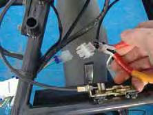 of the plastic Remove the nut with an open wrench 14mm Pull out the Rear Turn Indicator assembly Remark: Slightly push in the pins into the new