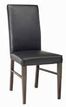 finish: Matte black Seat options: Veneer (dark mahogany, walnut, natural); Back