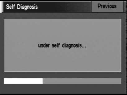Self-diagnosis Mode (Cont d) NAVIGION SYSTEM Self Diagnosis NFEL0297S0201 1. Start the engine. 2.