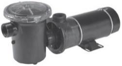 33 WATERWAY PUMP FEATURES: Powerful center discharge performance Wet end can be rotated for easy installation Large 6 pump trap with 2-piece lid High