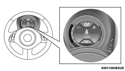 86 GETTING TO KNOW YOUR INSTRUMENT PANEL Instrument Cluster Display Control Buttons The instrument cluster display control buttons are located on the right side of the instrument cluster.