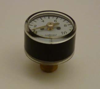 PRESSURE GAUGE pressure set 0 10 bar;