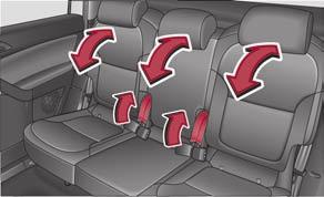 Adjust the angle of the seat backrest Pull the lever fig. 68 and adjust the desired angle of the seat backrest.