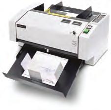 FD 150 Cut-Sheet Document Signer Hopper Capacity: Up to 200 sheets 20# Up to 300 pieces per minute 2.