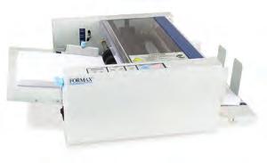 The FD 572 Cutter produces crisp, clean edges when cutting similar cut-sheet forms without perforations. These solutions are ideal for checks, coupons, tickets, notices, membership cards and labels.