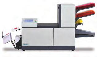 com Feeders: Up to 325 sheets each or approximately 45 BREs Up to 2,200 pieces per hour Up to 15,000 per month Available in 4 configurations, color touchscreen display with job wizard set-up guides,