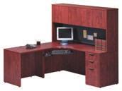 CHOOSE A DESK OR A HUTCH TO SUIT YOUR NEEDS Single ¾ Pedestal Packages PL104/107 48 W x 24 D 268 PL121/107 48 W x 30 D 282 PL103/107 60 W x 30 D 288 PL102/107 66 W x 30 D 318 PL105/107 71 W x 30 D