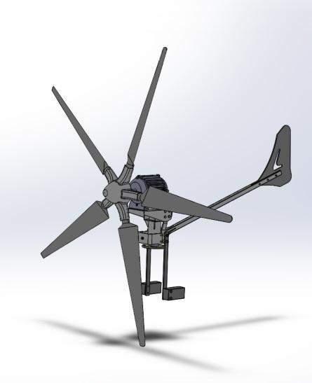 3.4 Main components of the wind turbine 4 5 3 2 6 1 8 7 Fig. 2: Main components of the wind turbine No. Component HELİ 2.0 HELİ 4.